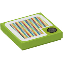 Part 3068pb1486 - Tile 2 x 2 with Super Mario Scanner Code Red Coin Block, Square Corner Pattern (Sticker) - Set 71382