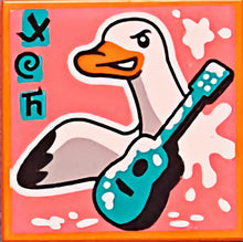 Part 3068pb1538 - Tile 2 x 2 with BeatBit Album Cover - Duck and Guitar Pattern