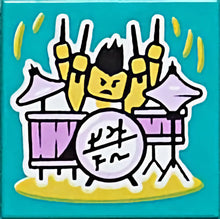 Part 3068pb1541 - Tile 2 x 2 with BeatBit Album Cover - Four Arm Drummer Pattern