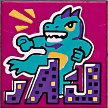 Part 3068pb1550 - Tile 2 x 2 with BeatBit Album Cover - Dragon Monster Rampaging City Pattern