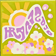 Part 3068pb1559 - Tile 2 x 2 with BeatBit Album Cover - Sun and Sunshine with Flowers Pattern