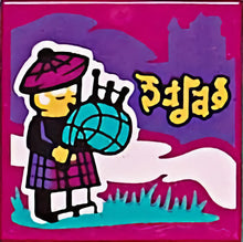 Part 3068pb1605 - Tile 2 x 2 with BeatBit Album Cover - Bagpiper Pattern