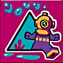 Part 3068pb1615 - Tile 2 x 2 with BeatBit Album Cover - Deep Sea Diver Pattern