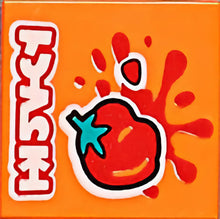 Part 3068pb1617 - Tile 2 x 2 with BeatBit Album Cover - Squashed Tomato Pattern
