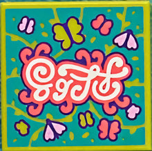 Part 3068pb1624 - Tile 2 x 2 with BeatBit Album Cover - Butterflies Pattern