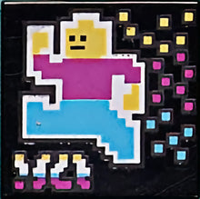 Part 3068pb1631 - Tile 2 x 2 with BeatBit Album Cover - Pixelated Minifigure and Squares Pattern