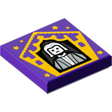 Part 3068pb1739 - Tile 2 x 2 with HP Chocolate Frog Card Nicholas Flamel Pattern