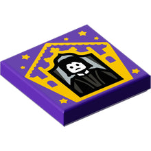 Part 3068pb1744 - Tile 2 x 2 with HP Chocolate Frog Card Severus Snape Pattern