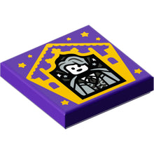 Part 3068pb1747 - Tile 2 x 2 with HP Chocolate Frog Card Gilderoy Lockhart Pattern