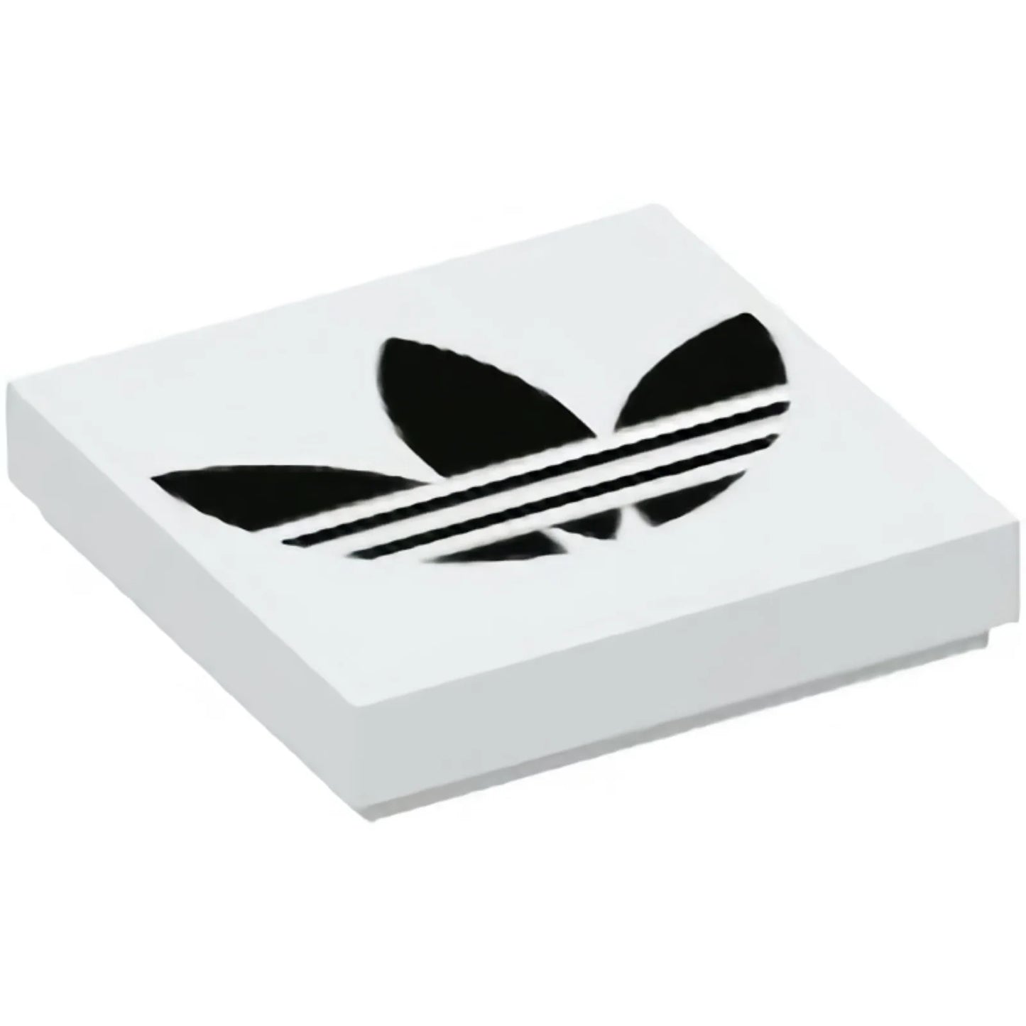 Part 3068pb1752 - Tile 2 x 2 with Black Adidas Trefoil Logo Pattern