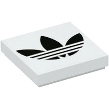 Part 3068pb1752 - Tile 2 x 2 with Black Adidas Trefoil Logo Pattern