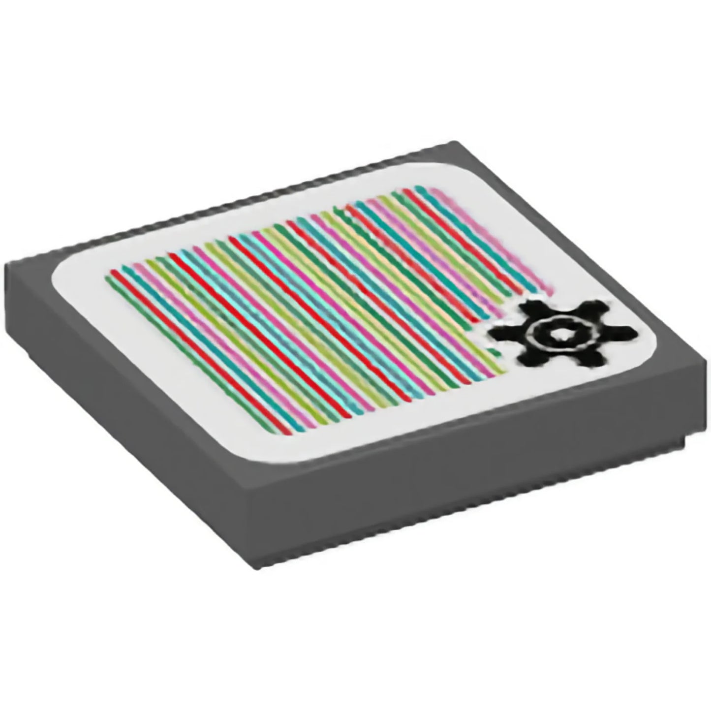 Part 3068pb1803 - Tile 2 x 2 with Super Mario Scanner Code Gear Pattern (Sticker) - Sets 71387 / 71423