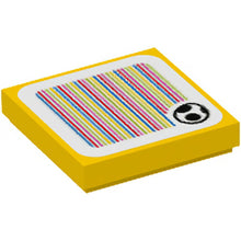Part 3068pb1977 - Tile 2 x 2 with Super Mario Scanner Code Yoshi Egg Pattern (Sticker) - Set 71400