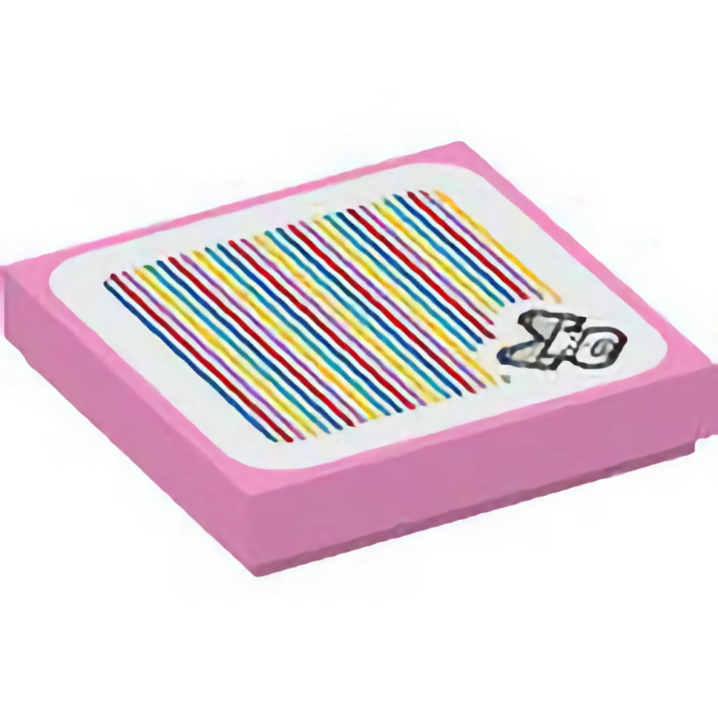 Part 3068pb2151 - Tile 2 x 2 with Super Mario Scanner Code Wendy Pattern (Sticker) - Set 71418