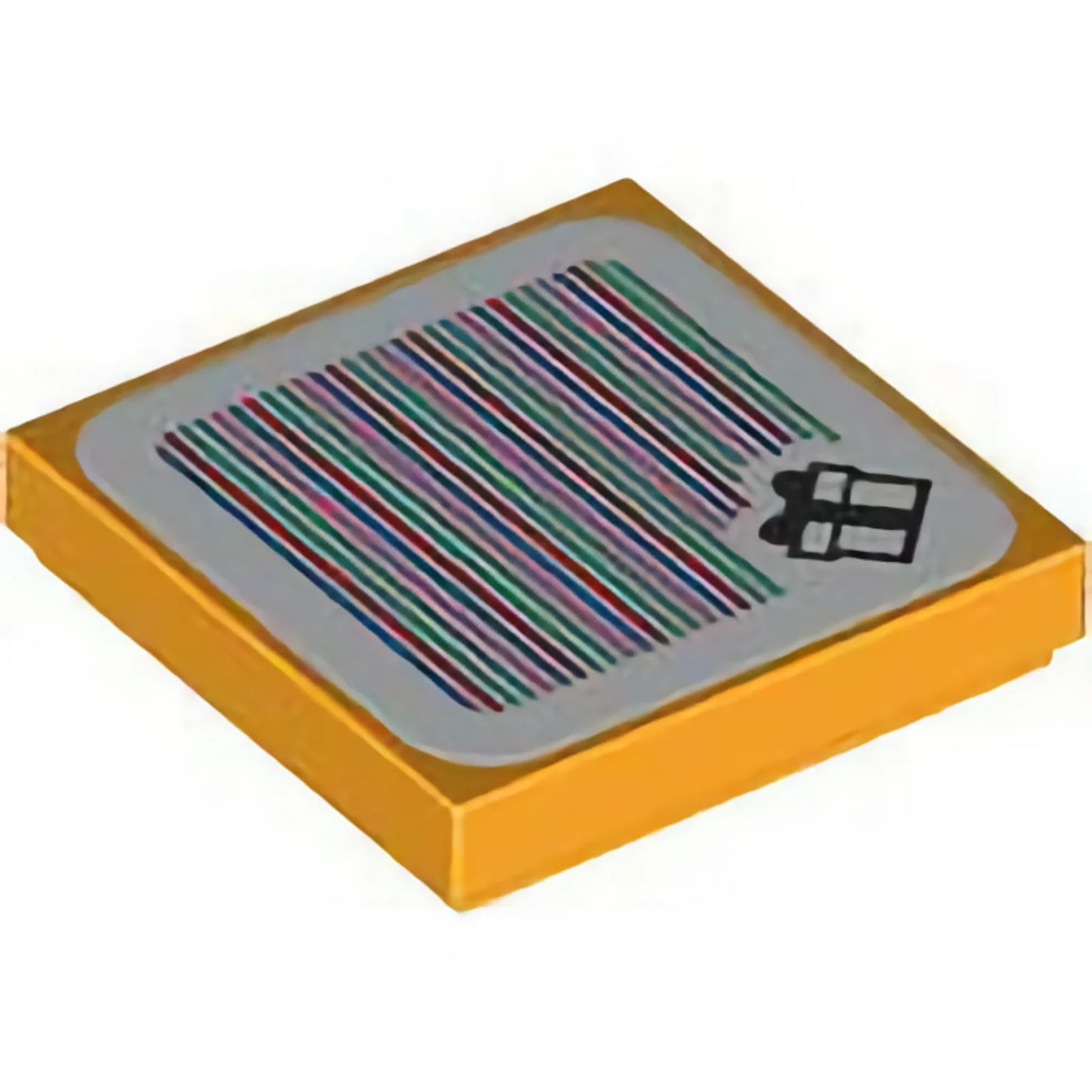 Part 3068pb2152 - Tile 2 x 2 with Super Mario Scanner Code Gift Box Pattern (Sticker) - Set 71418