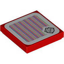 Part 3068pb2159 - Tile 2 x 2 with Super Mario Scanner Code Fire Bro Pattern (Sticker) - Set 71416