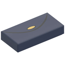Part 3069pb0376 - Tile 1 x 2 with Purse with Gold Clasp Pattern