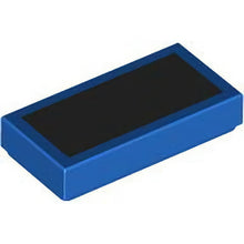 Part 3069pb1165 - Tile 1 x 2 with Black Rectangle Pattern