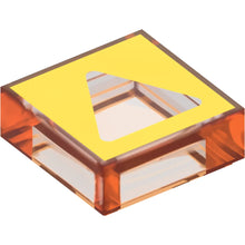 Part 3070pb130 - Tile 1 x 1 with Transparent Triangle Pattern