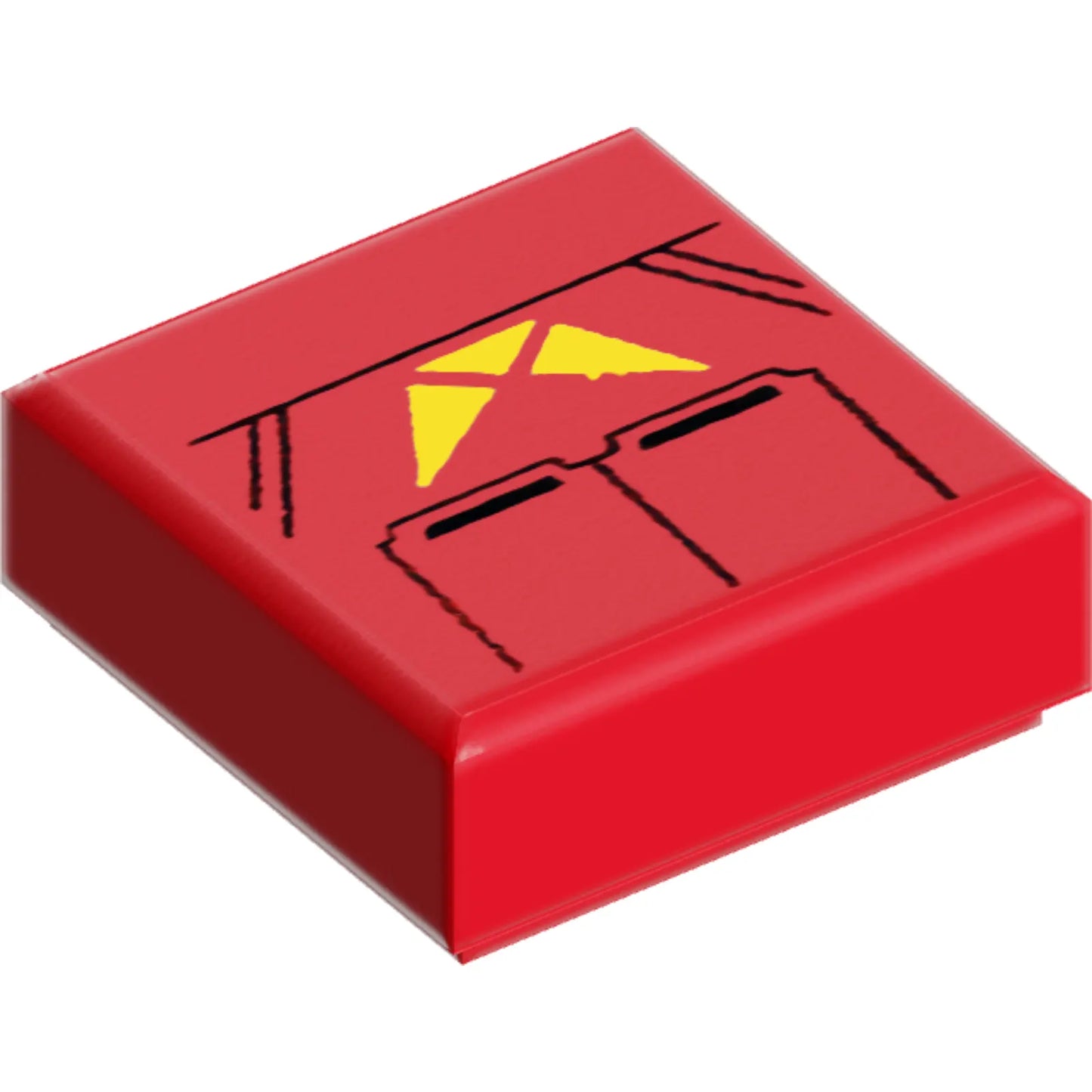 Part 3070pb139 - Tile 1 x 1 with SW Sith Trooper Jet Pack Pattern