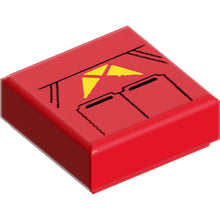Part 3070pb139 - Tile 1 x 1 with SW Sith Trooper Jet Pack Pattern