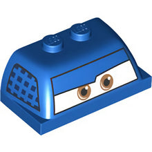 Part 30841pb01 - Windscreen 2 x 4 x 1 1/3 with Eyes on White Background Pattern