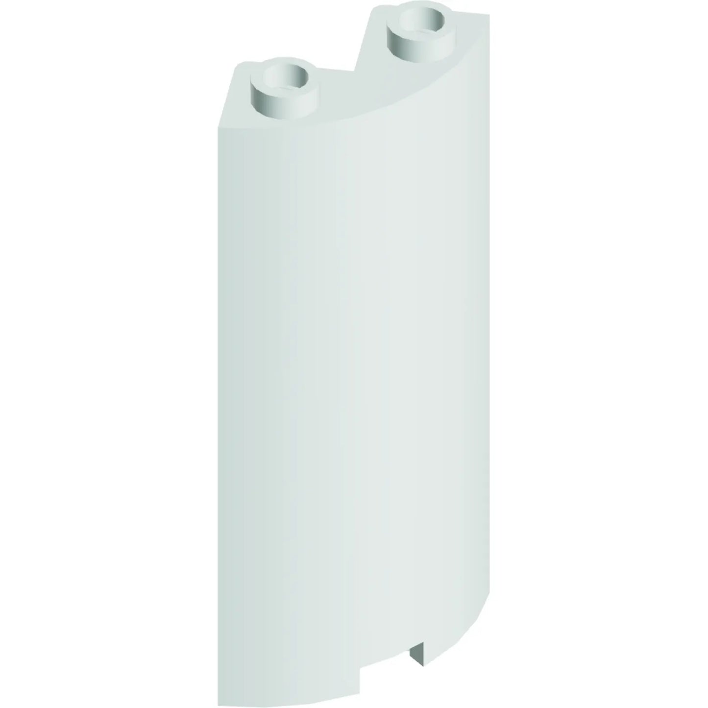 Part 30987 - Cylinder Quarter 2 x 2 x 5 with 1 x 1 Cutout