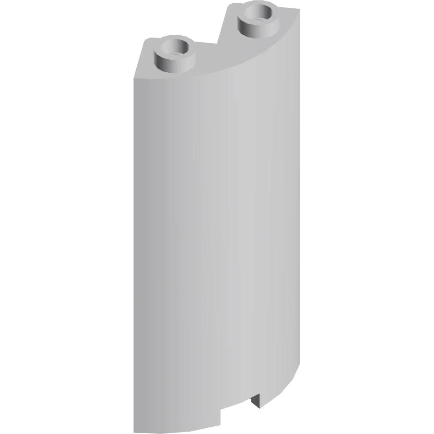 Part 30987 - Cylinder Quarter 2 x 2 x 5 with 1 x 1 Cutout