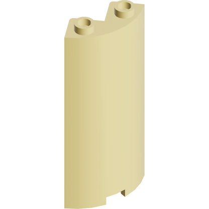 Part 30987 - Cylinder Quarter 2 x 2 x 5 with 1 x 1 Cutout