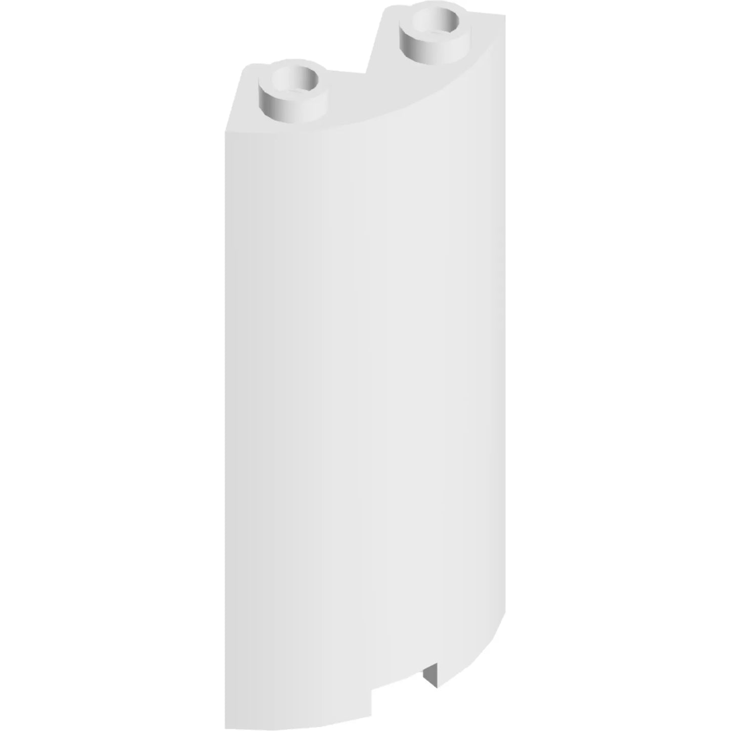 Part 30987 - Cylinder Quarter 2 x 2 x 5 with 1 x 1 Cutout