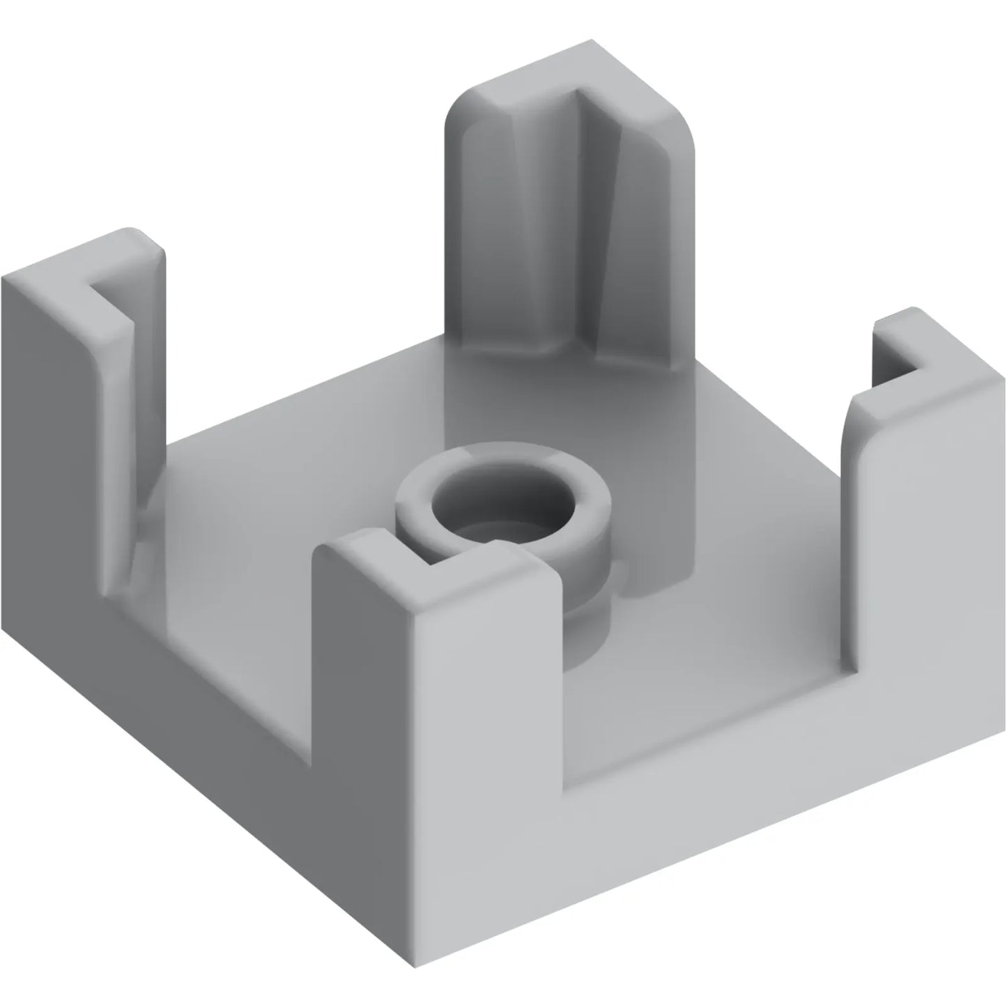 Part 3131 - Container, Box 2 x 2 x 1 Half with Stud and 4 Corner Supports