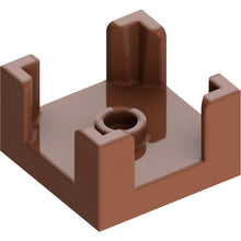 Part 3131 - Container, Box 2 x 2 x 1 Half with Stud and 4 Corner Supports