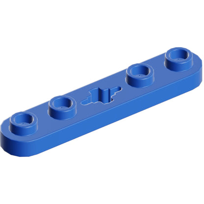 Part 32124 - Technic, Plate 1 x 5 with Smooth Ends, 4 Studs and Center Axle Hole
