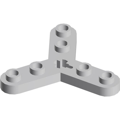 Part 32125 - Technic, Plate Rotor 3 Blade with Smooth Ends and 6 Studs (Propeller)