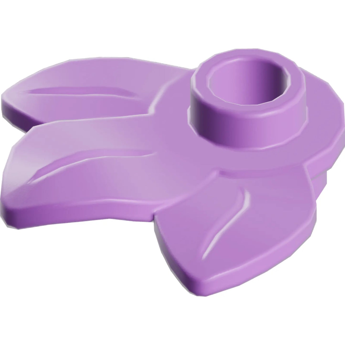 Part 32607 - Plant Plate, Round 1 x 1 with 3 Leaves