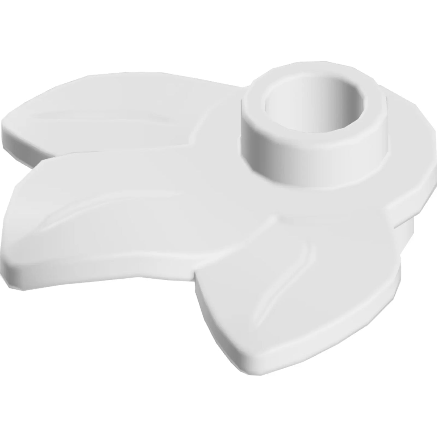 Part 32607 - Plant Plate, Round 1 x 1 with 3 Leaves