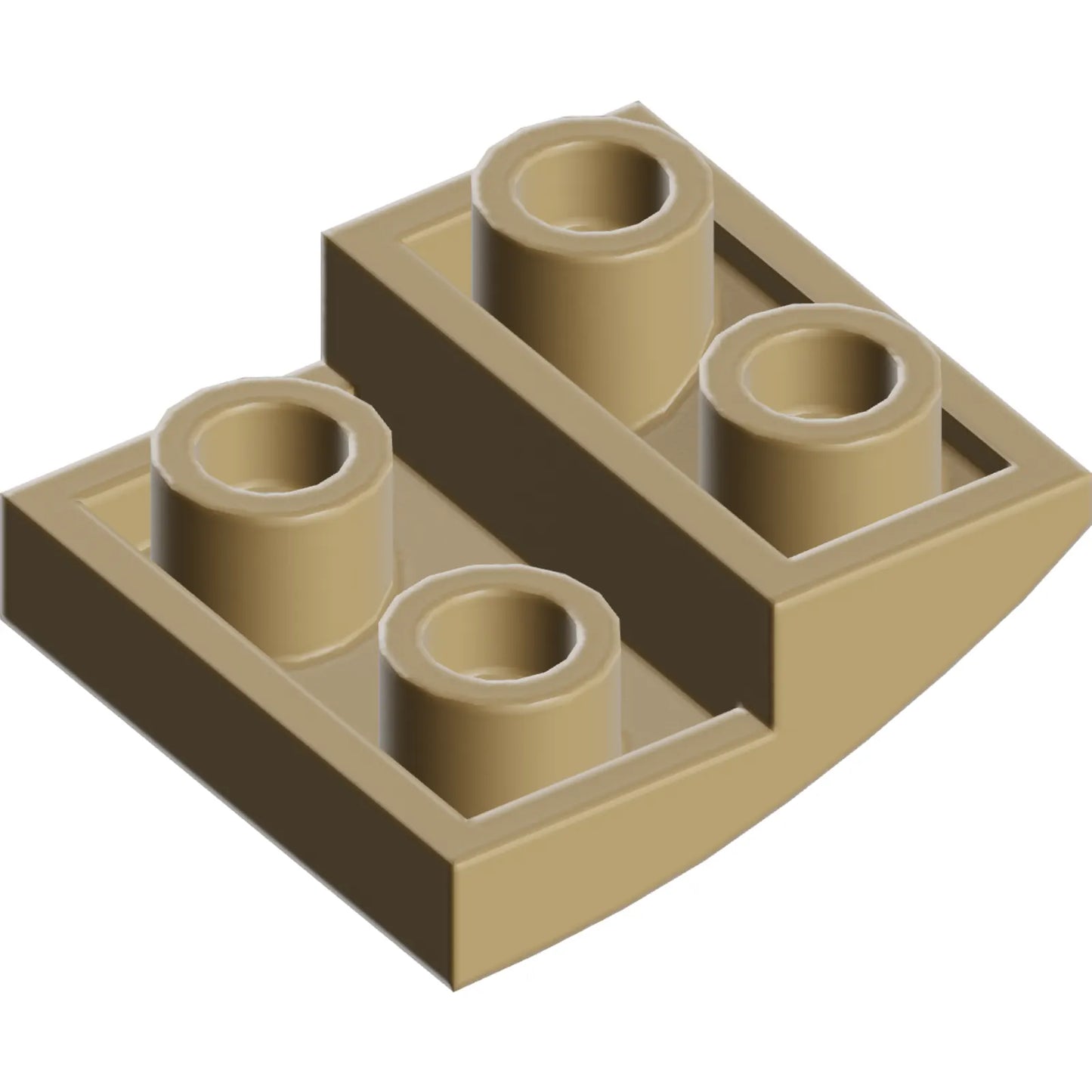 Part 32803 - Slope, Curved 2 x 2 x 2/3 Inverted