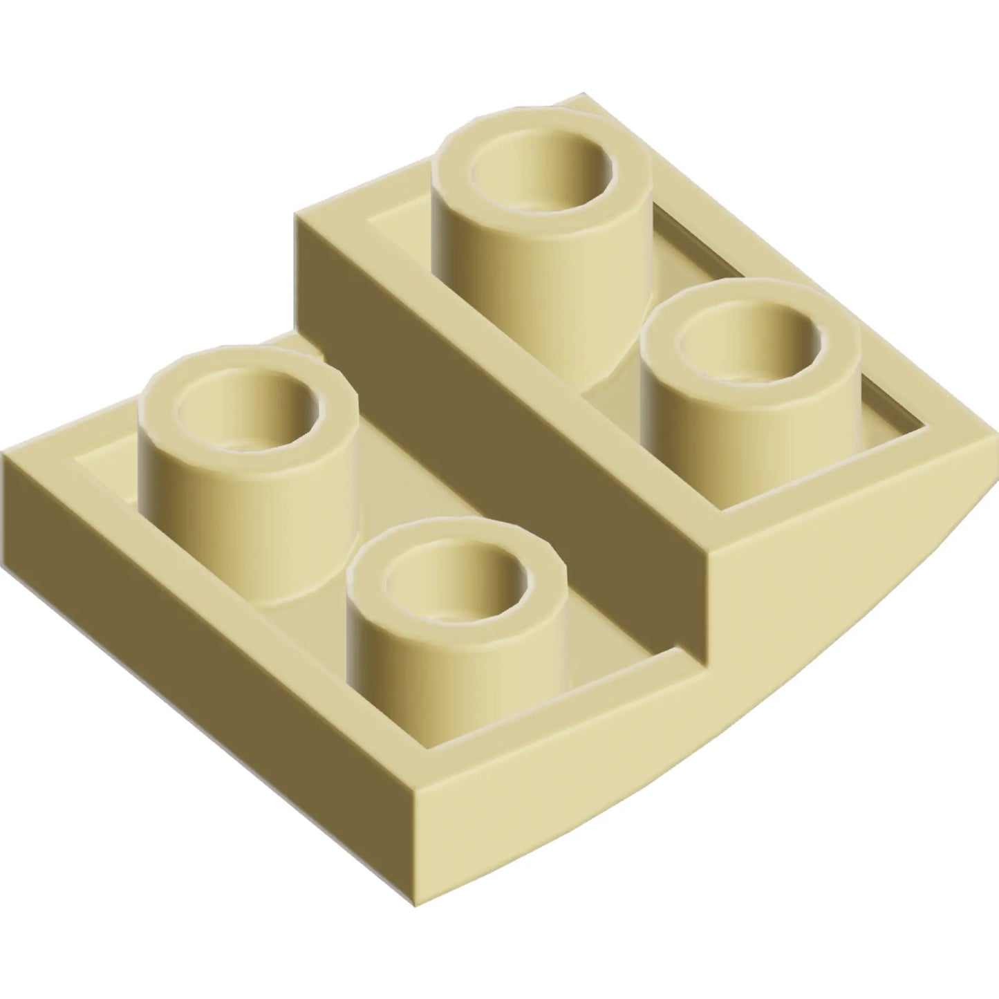 Part 32803 - Slope, Curved 2 x 2 x 2/3 Inverted