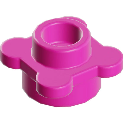 Part 33291 - Plate, Round 1 x 1 with Flower Edge (4 Knobs / Petals)