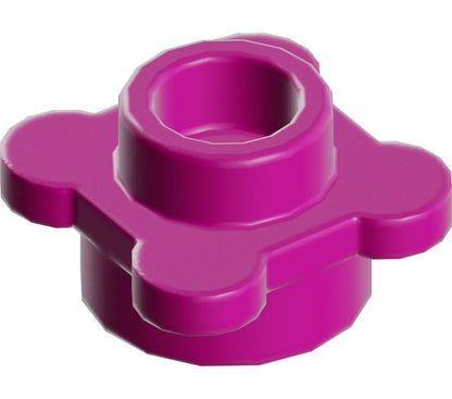 Part 33291 - Plate, Round 1 x 1 with Flower Edge (4 Knobs / Petals)