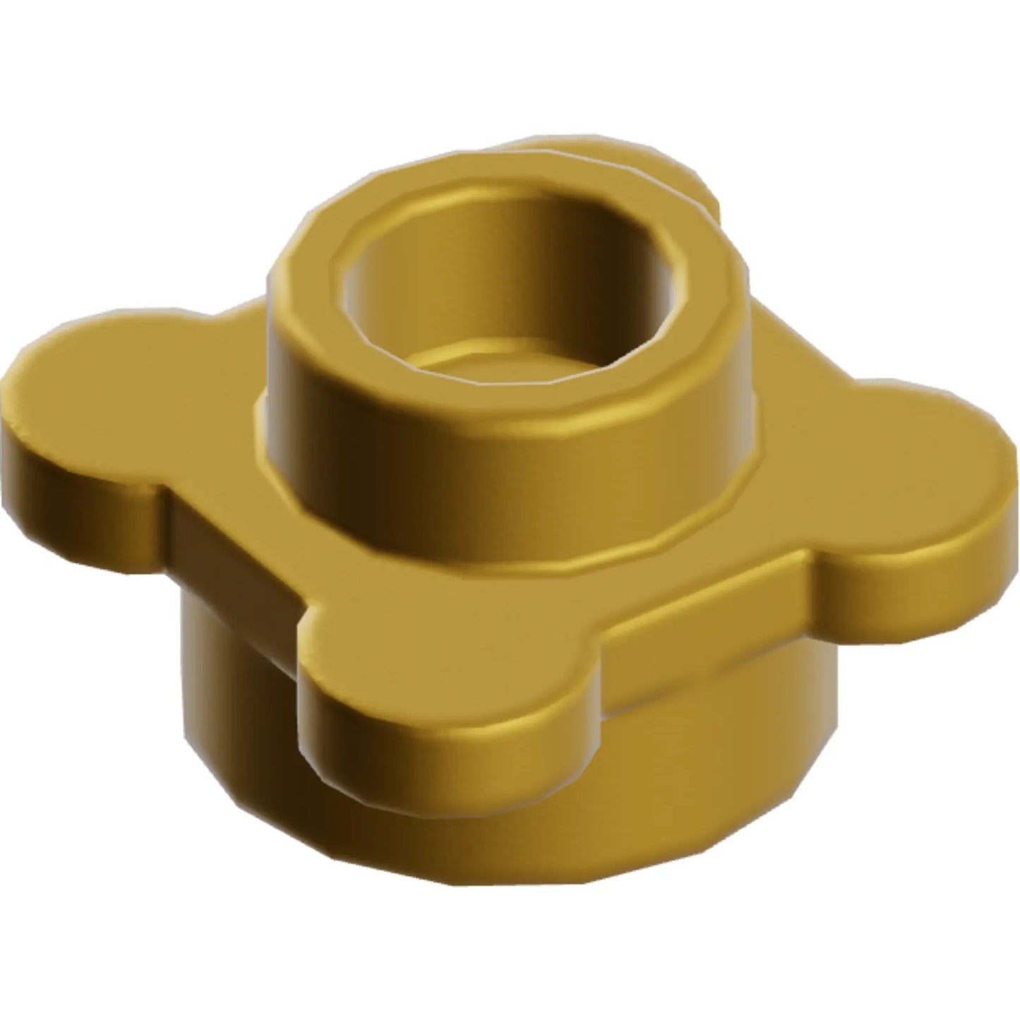 Part 33291 - Plate, Round 1 x 1 with Flower Edge (4 Knobs / Petals)