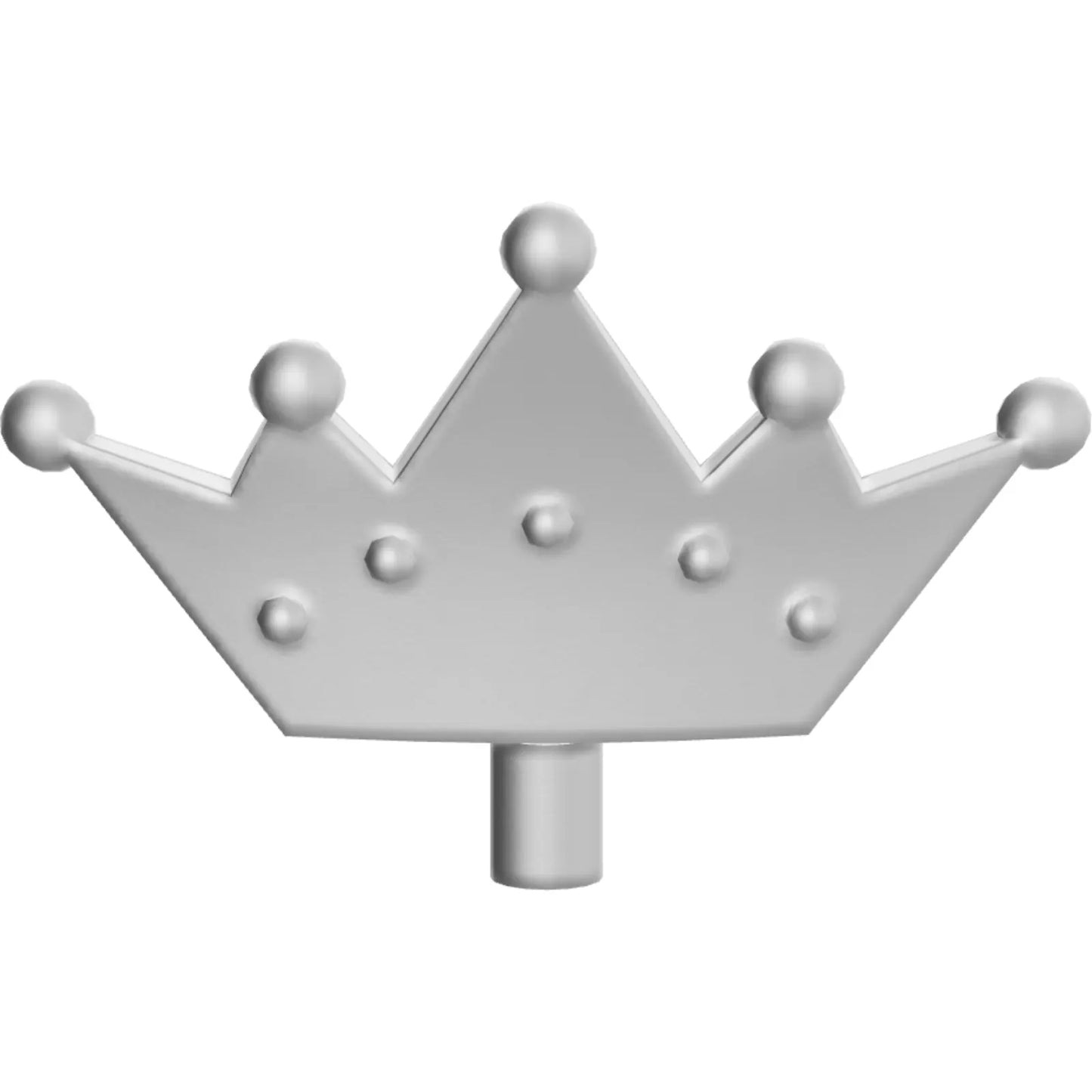 Part 33322 - Minifigure, Crown Tiara, 5 Points, Rounded Ends