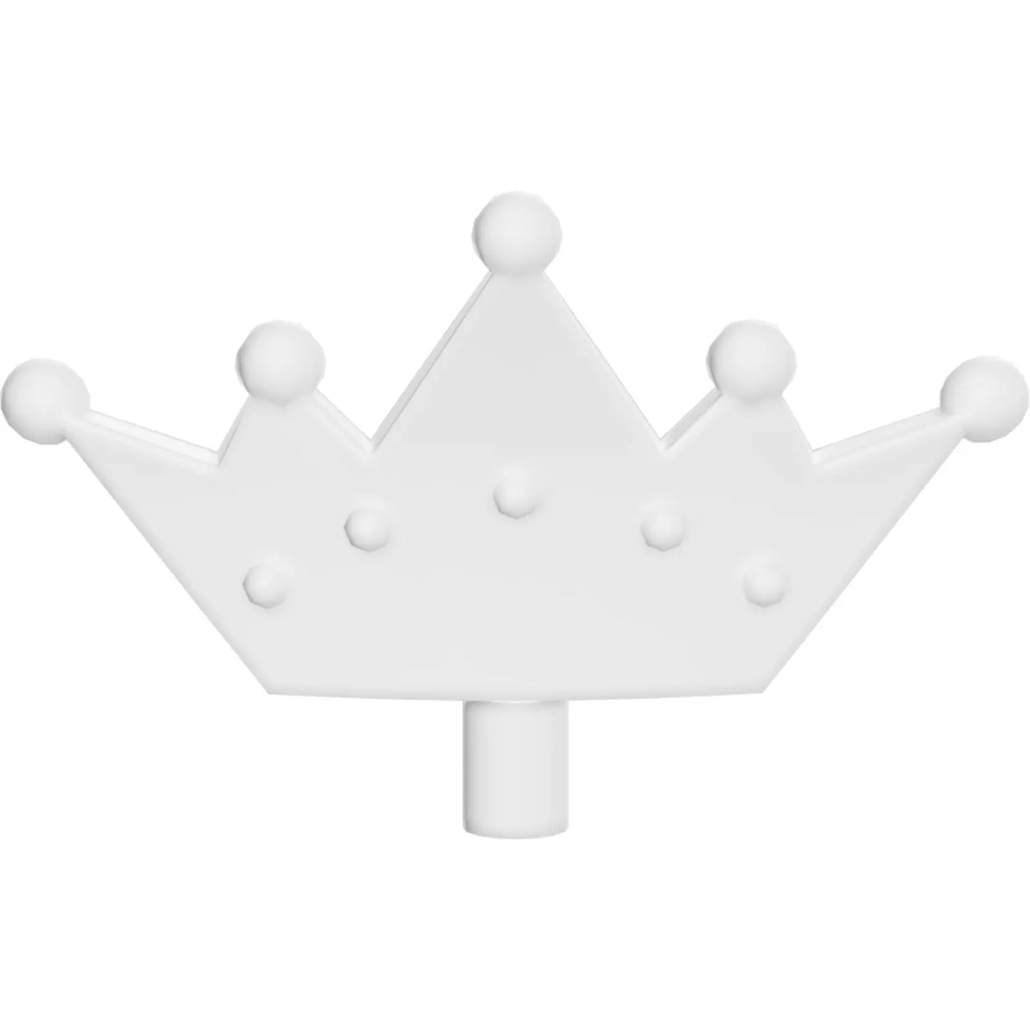 Part 33322 - Minifigure, Crown Tiara, 5 Points, Rounded Ends