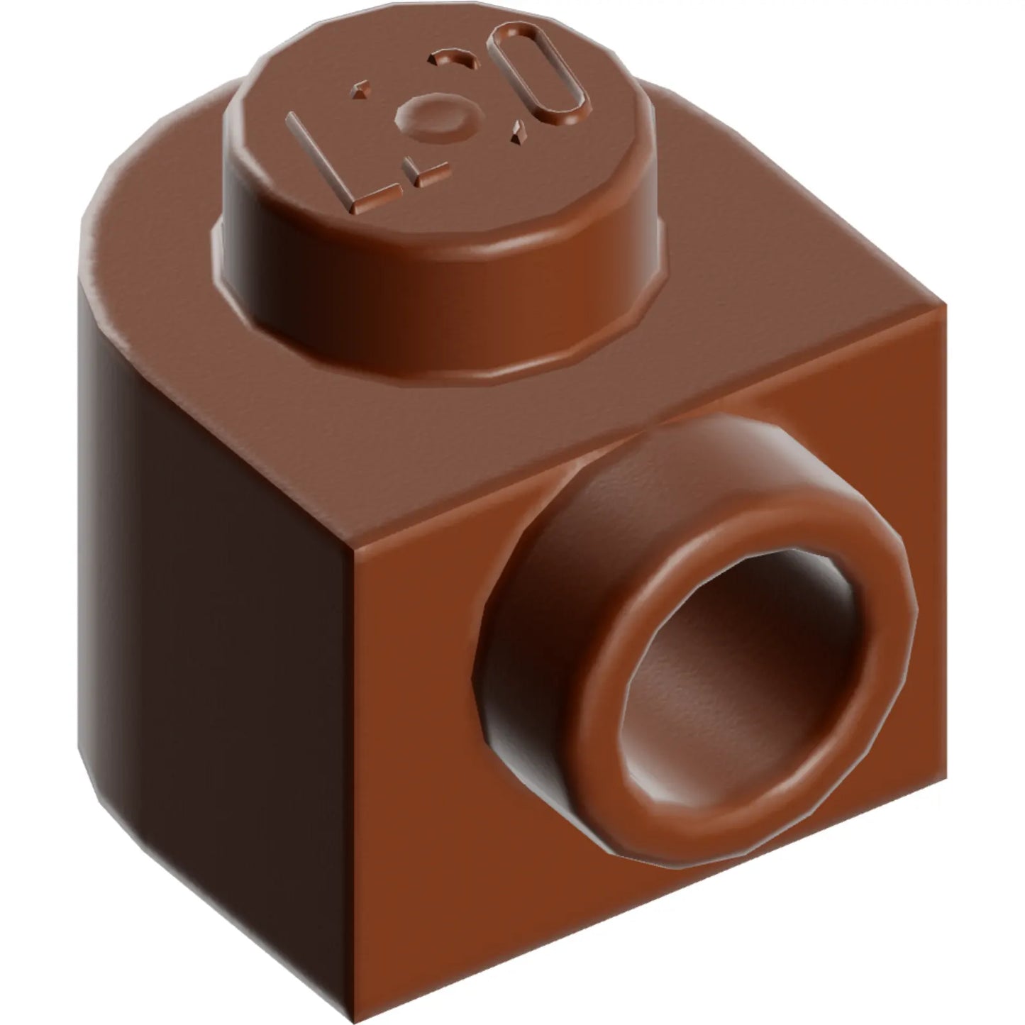 Part 3386 - Brick, Round 1 x 1 x 2/3 Half Circle Extended with Side Stud