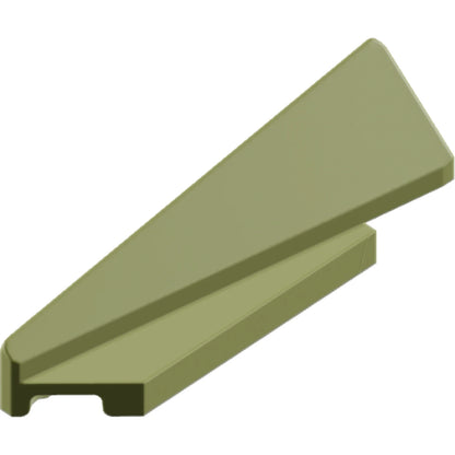 Part 3388 - Wedge 5 x 1 x 1 1/3 with 4 x 1 Base Left