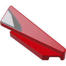 Part 3389pb03 - Wedge 5 x 1 x 1 1/3 with 4 x 1 Base Right with Silver and Dark Silver Shapes with Black Outline (Window Frame) Pattern