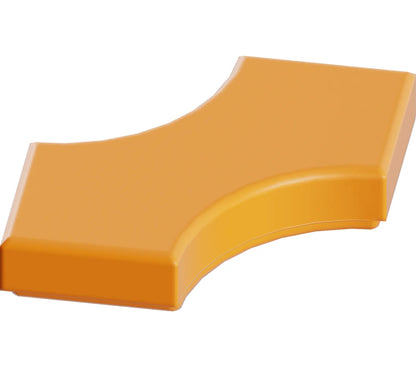 Part 3396 - Tile, Modified 2 x 2 with 2 1 x 1 Curved Cutouts (Double Arrow)