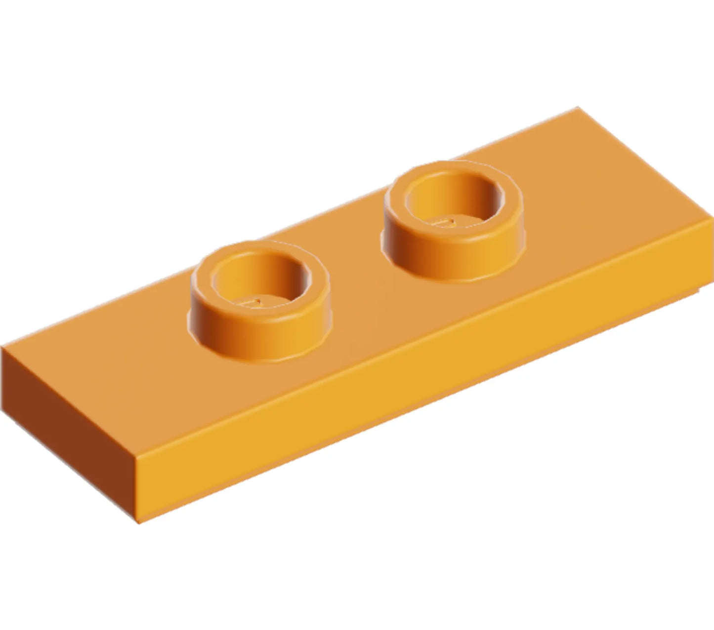 Part 34103 - Plate, Modified 1 x 3 with 2 Studs (Double Jumper)