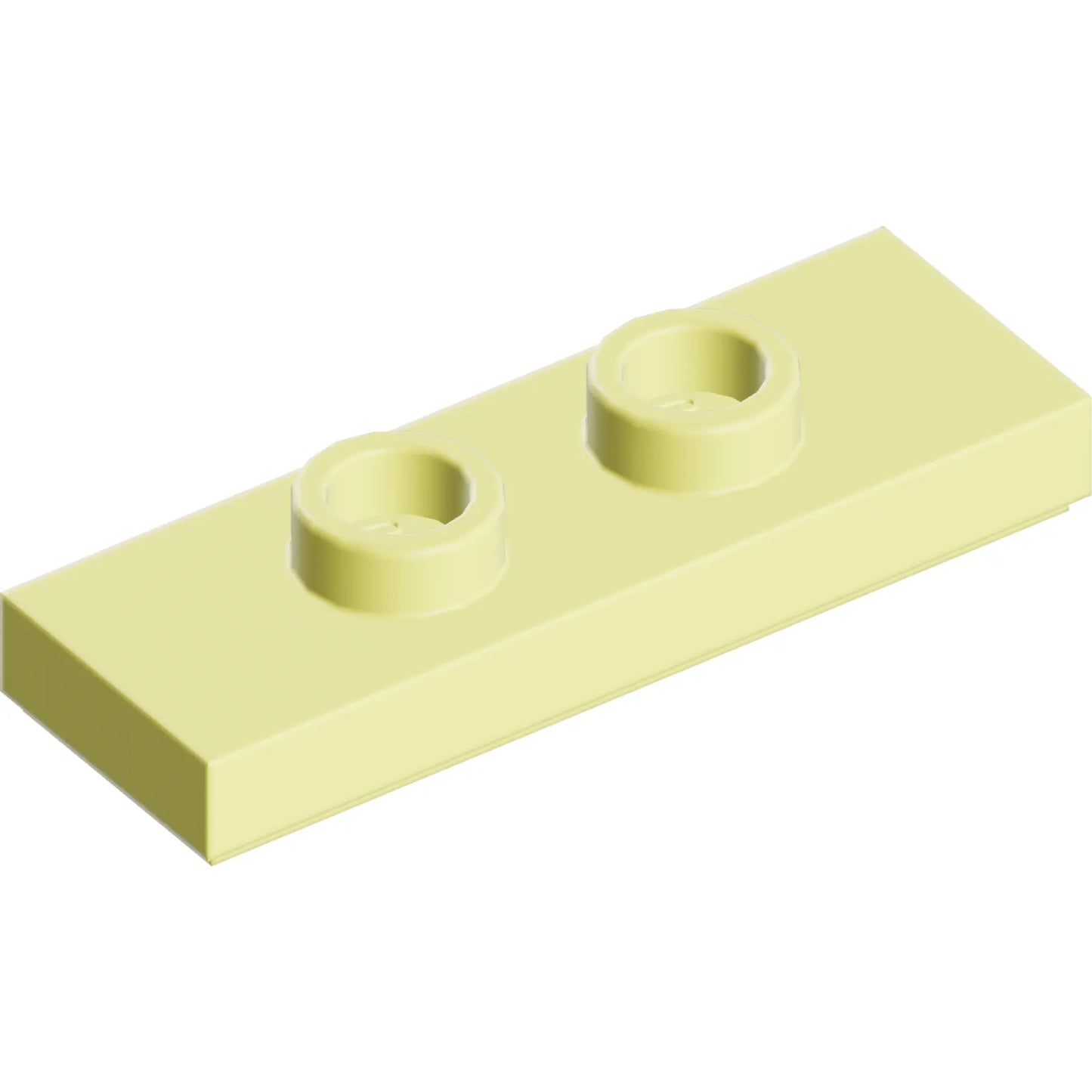 Part 34103 - Plate, Modified 1 x 3 with 2 Studs (Double Jumper)