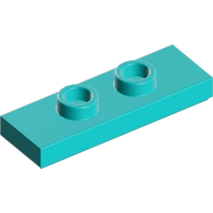 Part 34103 - Plate, Modified 1 x 3 with 2 Studs (Double Jumper)